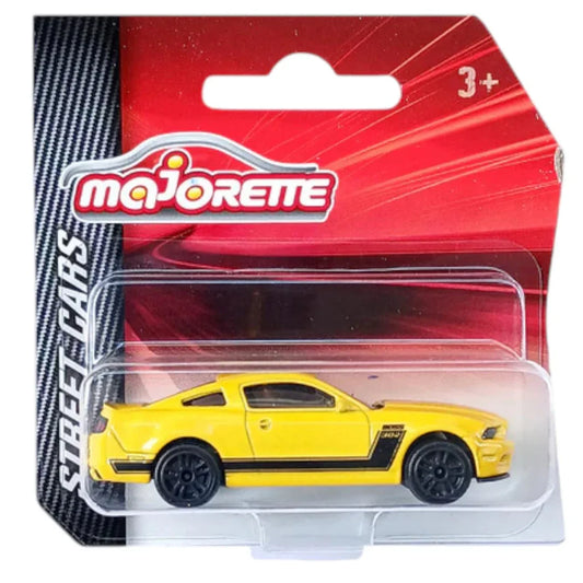 Majorette Street Cars Ford Mustang Boss Die-Cast Car (Yellow)