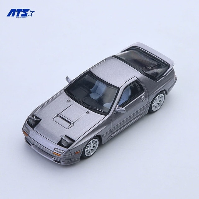 ATS 1:64 Mazda RX-7 Mk2 FC3S – Silver Grey | Retractable Headlights Diecast Model (ATS880203)