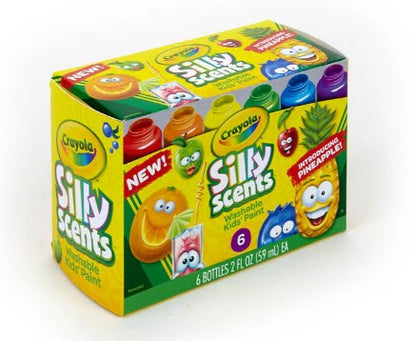 Silly Scents Washable Paints - 6 Count | Crayola