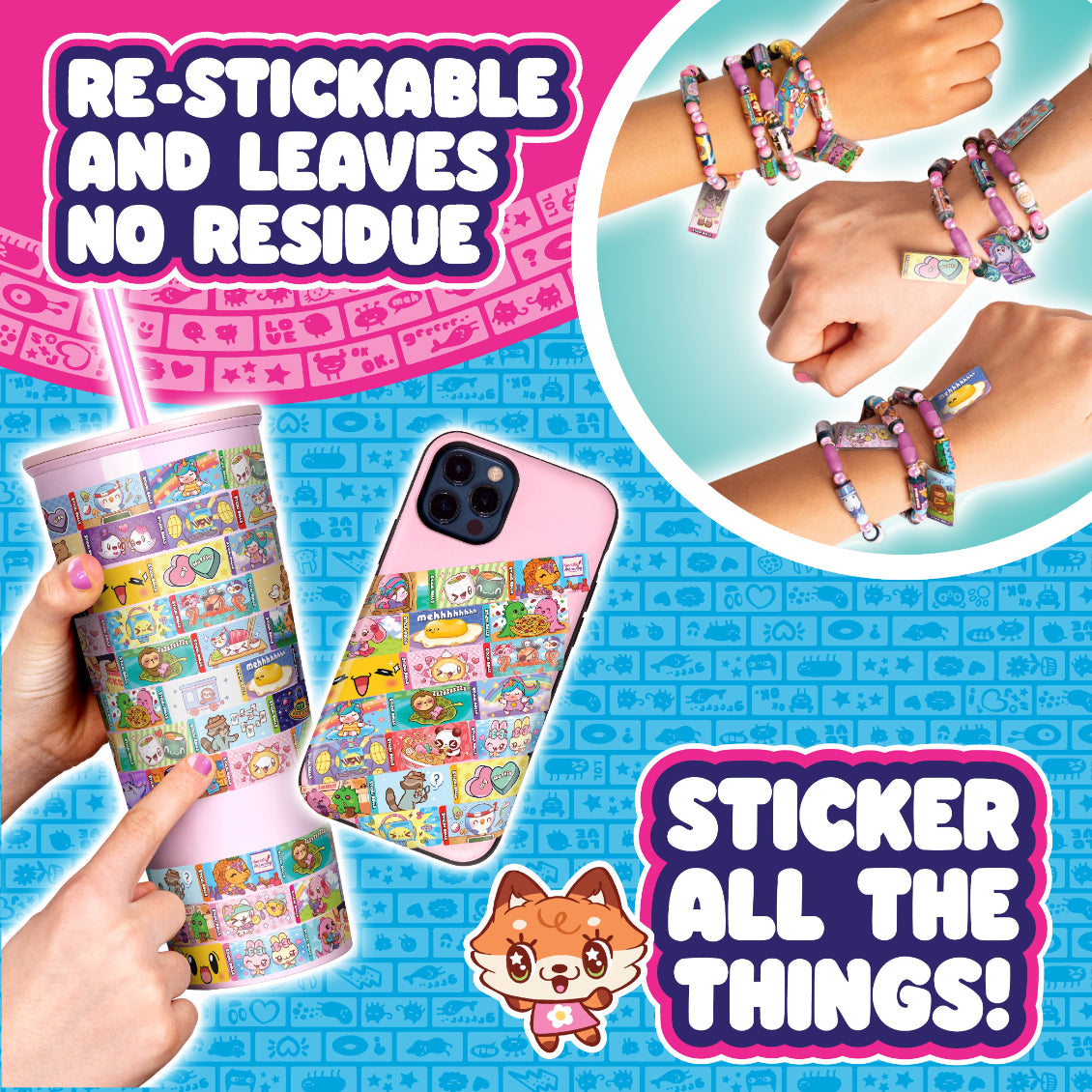 Sticki Rolls Sticki Bracelet Series 3 - stickers