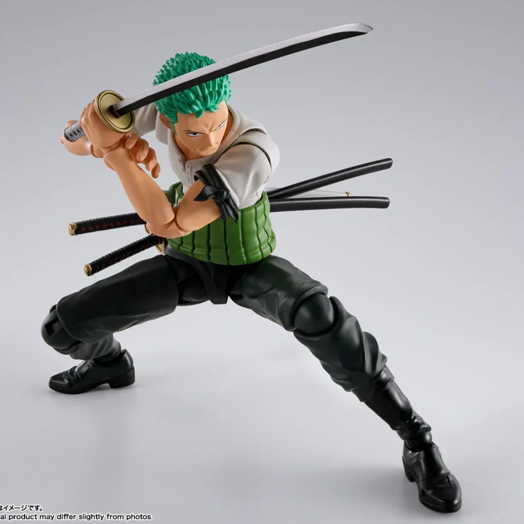 Roronoa Zoro (Romance Dawn Ver.) 5.7-Inch Figure by S.H.Figuarts Tamashii Nations - Jaiman Toys
