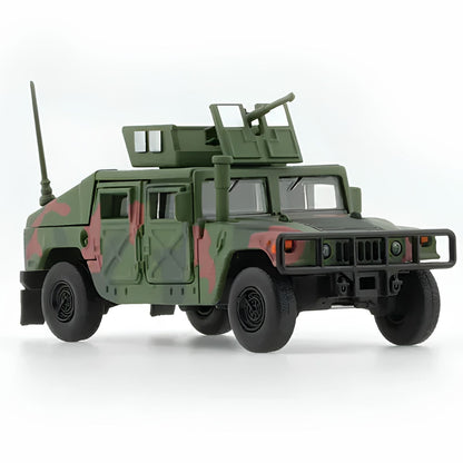 BMC Creations 1:64 HUMVEE 4-CT Military Vehicle Diecast Model | Premium Military Collectible with Accessories | Two Variants
