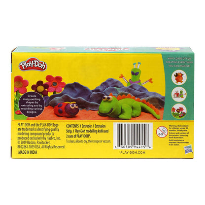 Play-Doh Mini Play-Doh Factory Playset by Hasbro | Creative Modeling Dough Kit with 2 Play-Doh Cans (50g Total), Dough Extruder, Shape Cutter & Sculpting Tools | Arts & Crafts Toy for Kids
