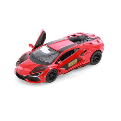 KiNSMART Lamborghini Revuelto Livery Edition – Green – 1:38 Scale Die-Cast Model Toy Car - Red - Jaiman Toys