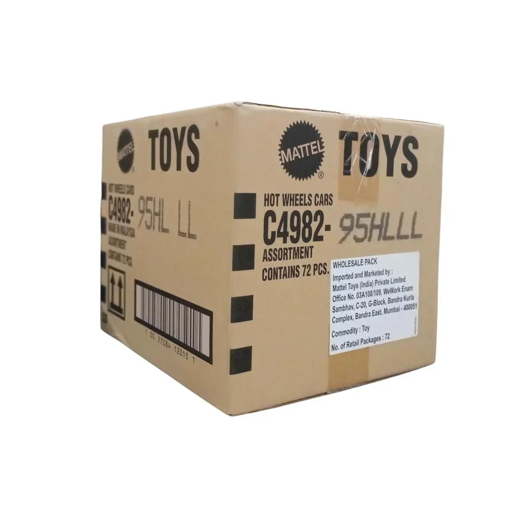 Hot Wheels 2025 Factory-Sealed Case L (95HL LL) – 72 Die-Cast Cars by Mattel (Brand New Box) - Jaiman Toys