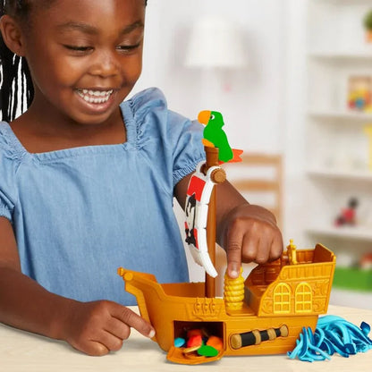 Play-Doh Volcano Treasure Adventure Playset – Erupting Volcano Toy with Molds, Tools & 6 Colors of Modeling Compound, Kids 3+ - Jaiman Toys