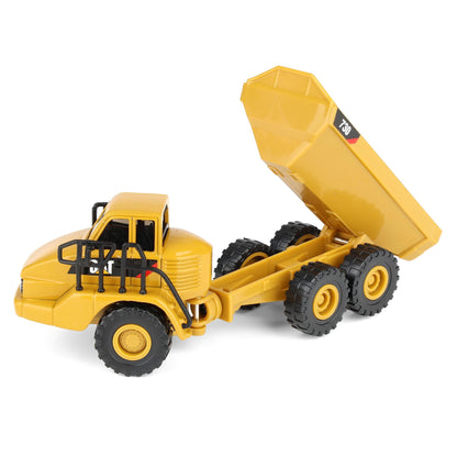 CAT Diecast Masters Real Replicas 84552CS 730 Articulated Dump Truck 1:87 Scale Die-Cast Construction Vehicle Model for Collectors, Display & Gifting – Yellow, Ages 8+