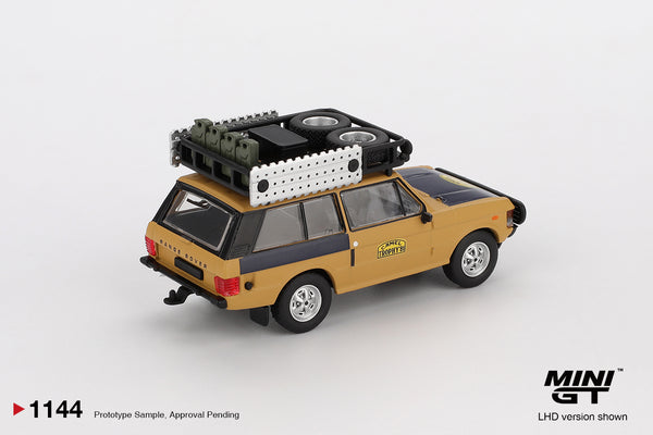 Mini GT 1:64 Range Rover 1981 Camel Trophy Sumatra Winner C