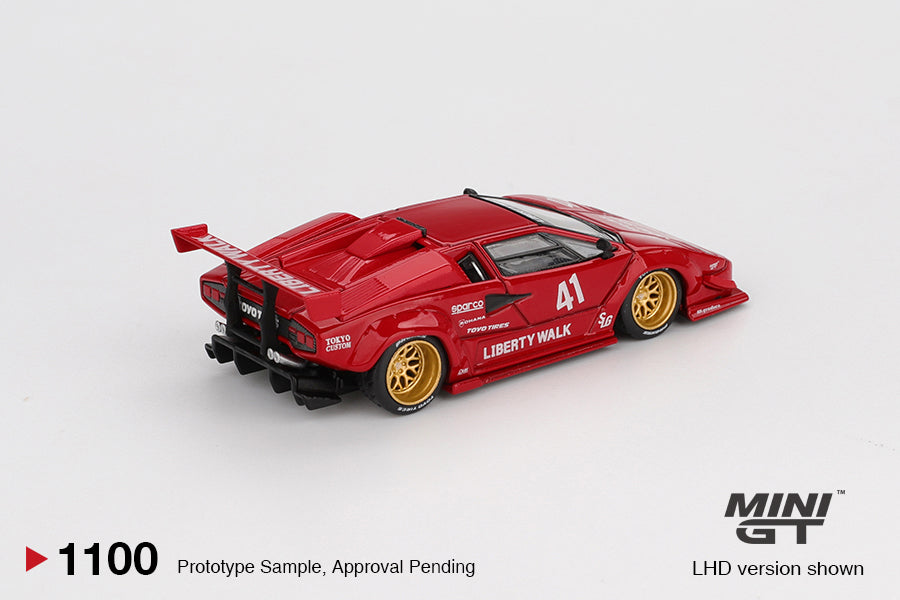 Mini GT 1:64 Racing Duo Diecast Set – Roxy Porsche 911 GT3 R #77 IMSA + LB-Works Lamborghini Countach Red Collectibles