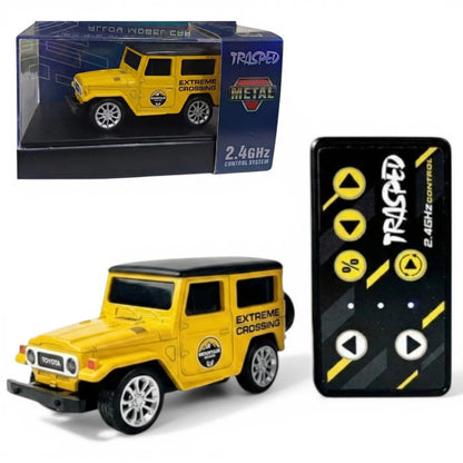 Trasped 1:64 Mini RC Off-Road Car – Pocket Size Remote Control SUV with App Control, 2.4GHz Controller & Rechargeable Battery (5 Colors)