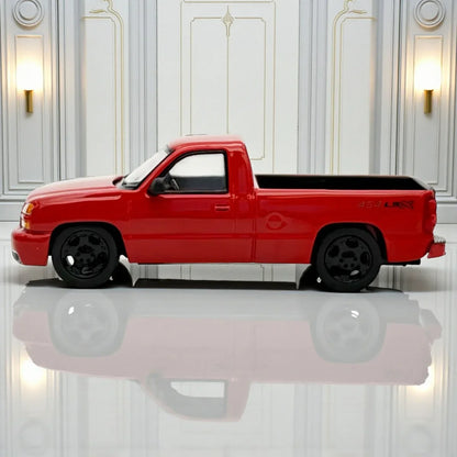 PARA64 1:64 (2006) Chevrolet Silverado Single Cab Victory Red - Diecast Car Model