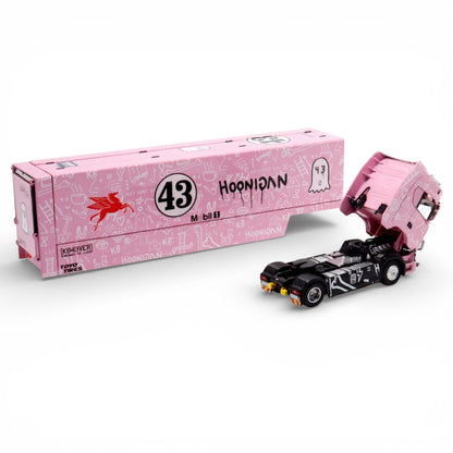 Maxwell 1:64 Scania S730 Pink Enclosed Double Deck Truck – Diecast Metal Collectible Model
