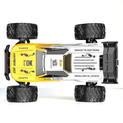 MJX 1:14 Scale Hyper Go 14207 Brushless RC Car  – 53km/h High-Speed 4WD Off-Road Truck with 2 Shells (2.4G Control)