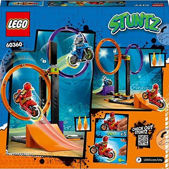 LEGO 60360 Spinning Stunt ChallengeBuilding Toy Set (117 Pieces)