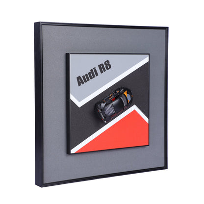 Audi R8 Die-Cast Car Wall Decorative Frame: Showcase Automotive Excellence