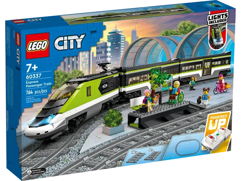  LEGO City Express Passenger Train 60337 Building Kit (764 Pieces) - 