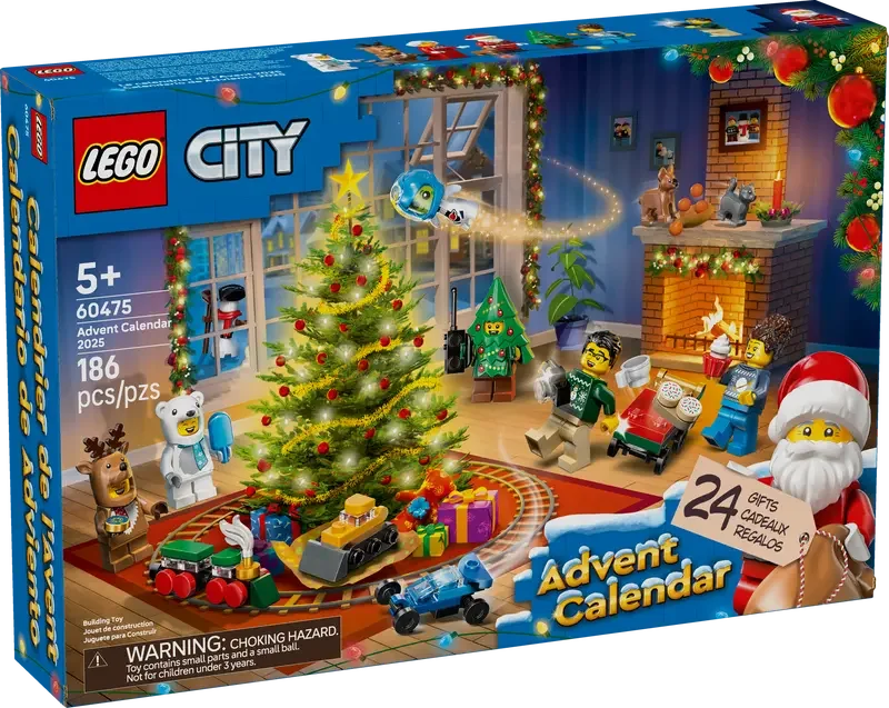 LEGO® City Advent Calendar 2025 (60475) – 186 Pieces, Christmas Countdown Set - Jaiman Toys