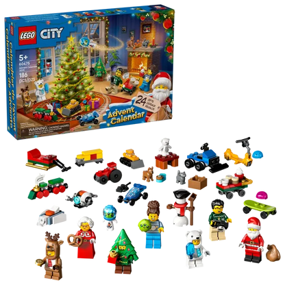 LEGO® City Advent Calendar 2025 (60475) – 186 Pieces, Christmas Countdown Set - Jaiman Toys