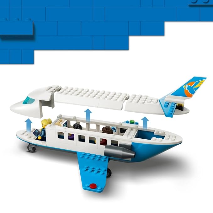 LEGO® City Passenger Jet - Airplane Toy Building Set - Pretend Play for Kids Ages 4+ - 60492