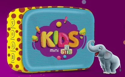 Saregama Carvaan Mini Kids - Pre-Loaded with Stories, Rhymes, Learnings, Mantras with Bluetooth/USB/Aux in-Out - Jaiman Toys