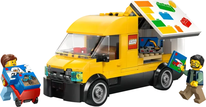 LEGO City:  60500 The Van - Toy Building Set for Fans of Car Playsets Ages 6+ - 2 Minifigures
