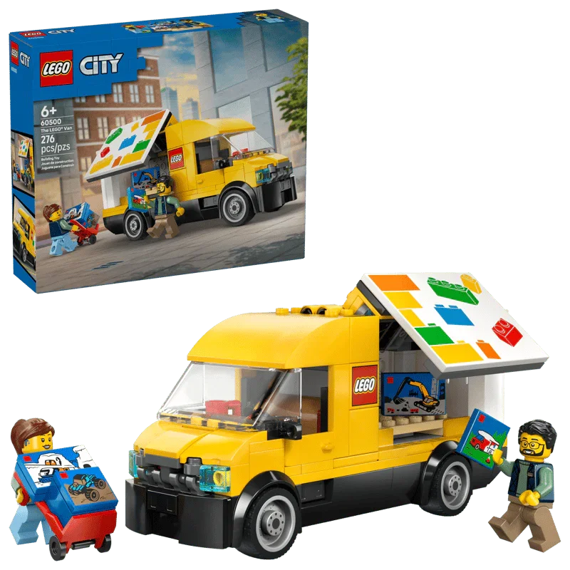 LEGO City:  60500 The Van - Toy Building Set for Fans of Car Playsets Ages 6+ - 2 Minifigures