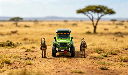 G.C.D 1:64 Jeep Wrangler LHD 2024 Diecast Model Car | Premium Off-Road Collectible | 2 Color Variants
