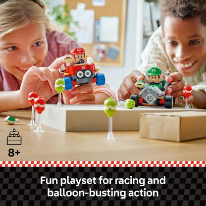 LEGO 72034 Super Mario Baby Mario vs Baby Luigi Mario Kart Set – 321 Pieces Racing Building Kit