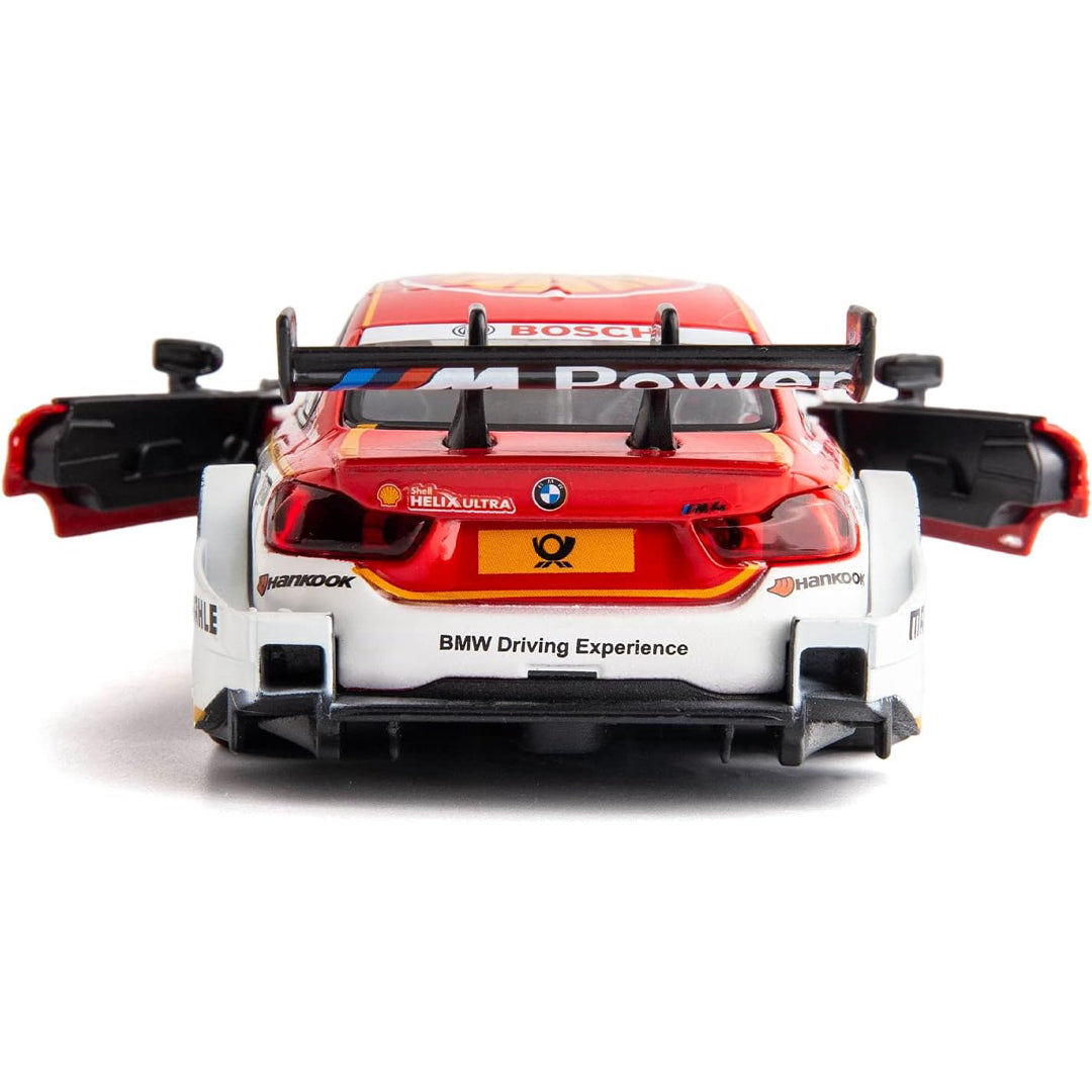 RMZ Hobby 1:32 BMW M4 DTM Die-Cast Model Car – Red |Pull Back, Openable Doors, Light & Sound (664999)
