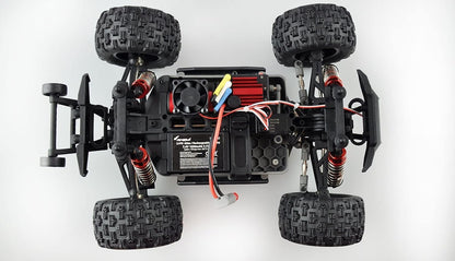 MJX Hyper Go 1:16 Scale 4WD Brushless RC Monster Truck | 2852 Brushless Motor, 45A ESC, 2.2kg Servo, 2.4GHz Ready-to-Run High-Speed Off-Road Remote Control Car