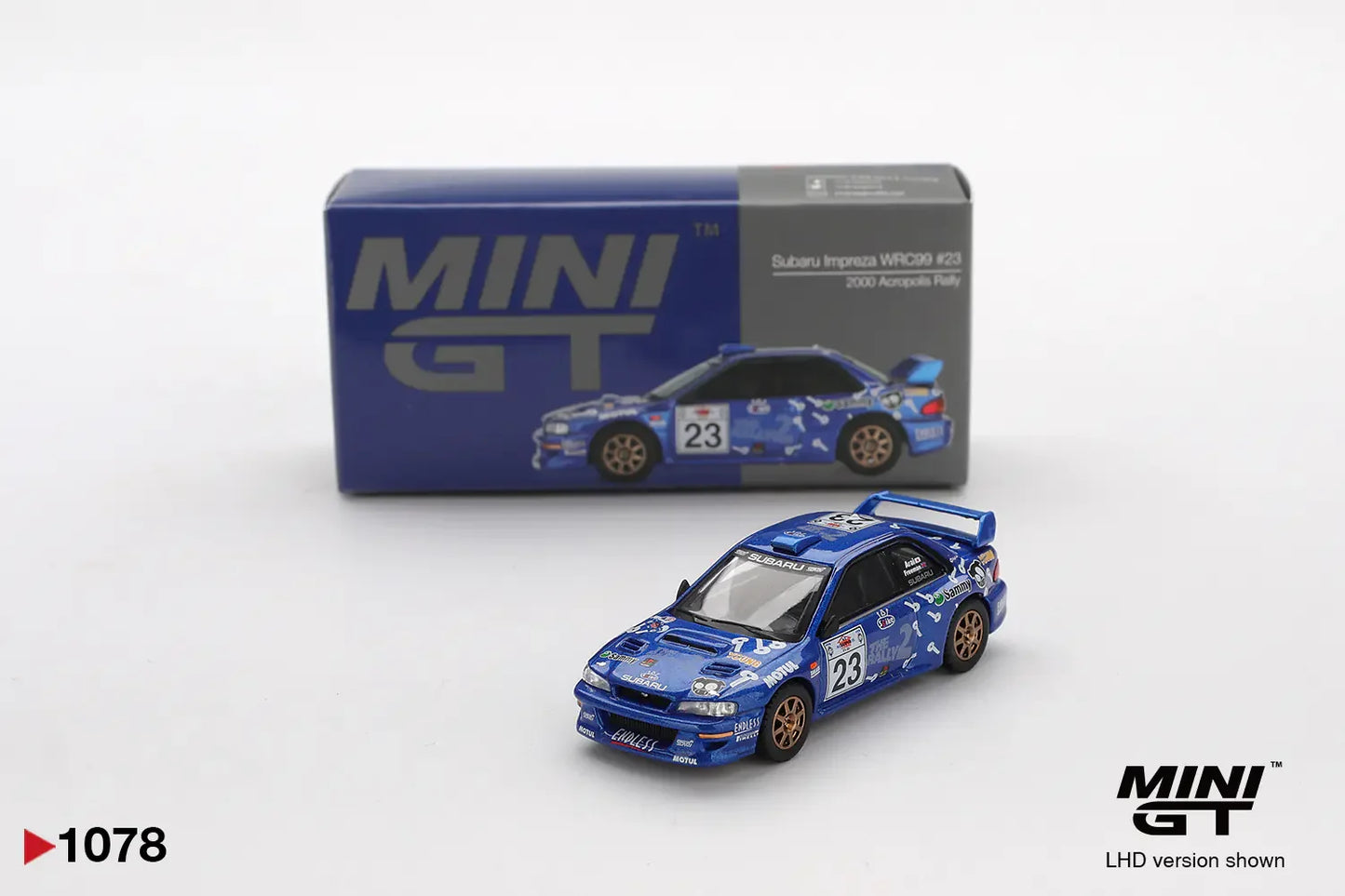 Mini GT 1:64 Blister Pack Racing Duo – Nissan Z VeilSide FFZ400 Orange + Subaru Impreza WRC99 Rally Collectibles