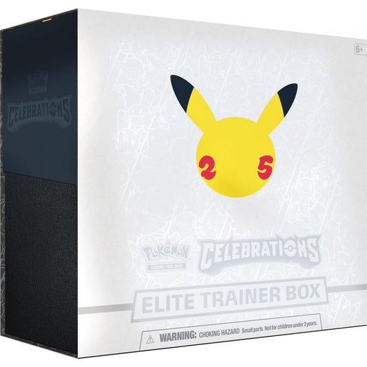 Original Pokémon Celebrations Elite Trainer Box (25th Anniversary) – 15 Booster Packs, Greninja ☆ Promo, Official Pokémon TCG ETB 2021