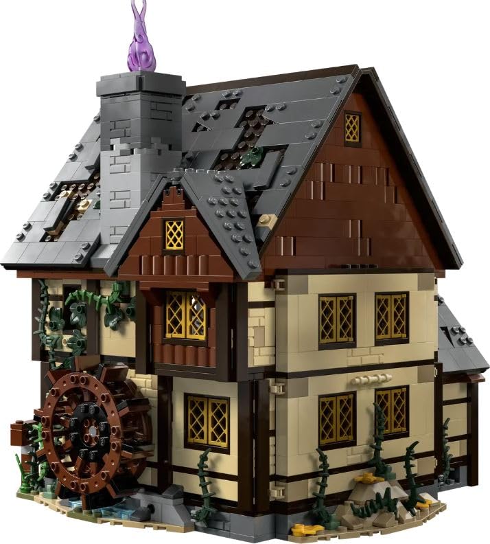 LEGO 21341 Ideas Disney Hocus Pocus: The Sanderson Sisters' Cottage Building Set for Adults – Collectible Halloween Display Model (2,316 Pieces)