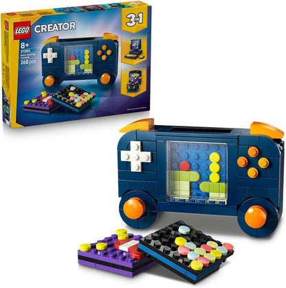 LEGO - 31380 Creator 3in1 Retro Gaming Console - Transforms into an Arcade Machine or Computer w/Keyboard & Mouse - Gamer Gift Idea for 8+ Year Old Boys & Girls