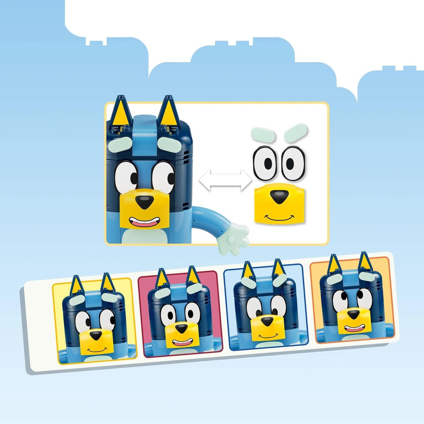 LEGO® Bluey Brick-Built Bluey Family 11217 Toy Set, 466 Pieces