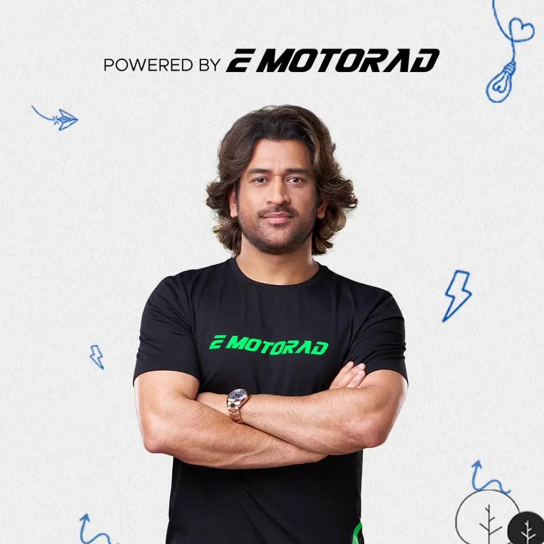 EMotorad Lil E Junior Electric Kick Scooter – Foldable Frame, 100W Motor, 2.6Ah Battery, for Kids 6+ Years - Jaiman Toys