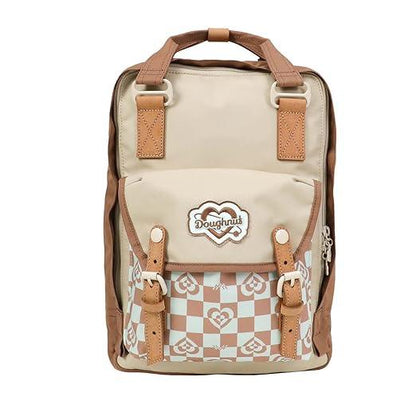 Doughnut Macaroon Classic Kaleido Series Backpack – Mushroom Checked (16 L) - Jaiman Toys