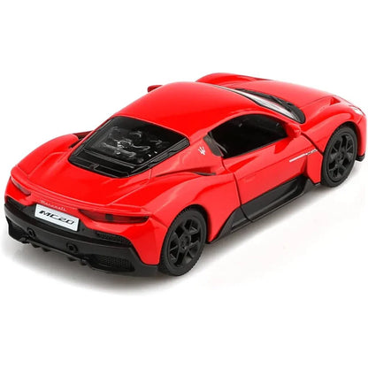 RMZ City 1:36 Maserati MC20 Die-Cast Car – Red | Openable Doors, Pull-Back Action