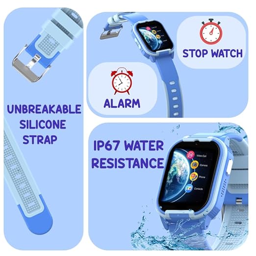 Spiky Gnome 4G Video Calling Smartwatch for Kids – Pink | GPS, SOS, HD Camera- 3 Color Options