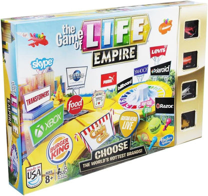 Hasbro B5094 The Game of Life Empire- Xbox, Transformers, Levis, Razor ++ Family Board Games- Ages 8+