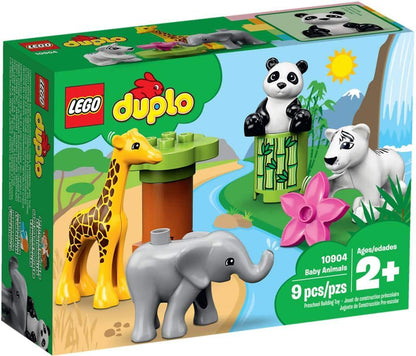 LEGO 10904 Duplo Baby Animals – Educational Building Blocks Set for Toddlers, Animal Learning Toy for Kids 2+ Years