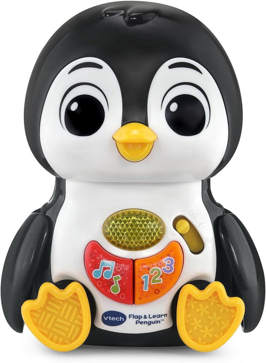 VTech Flap & Learn Penguin Interactive Counting Toy for Toddlers | Musical Learning Toy with Lights, Numbers & Songs