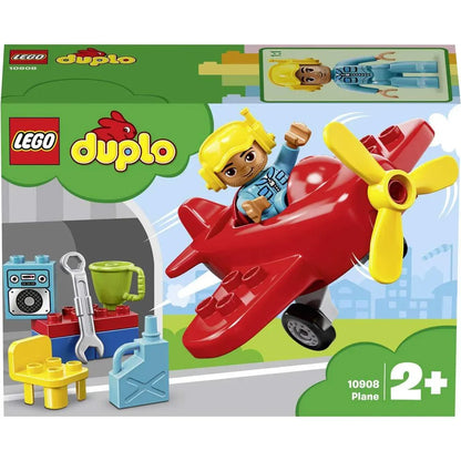 LEGO 10908 Duplo Plane  (12 Pcs) – Educational Building Blocks Set for Kids 2–5 Years
