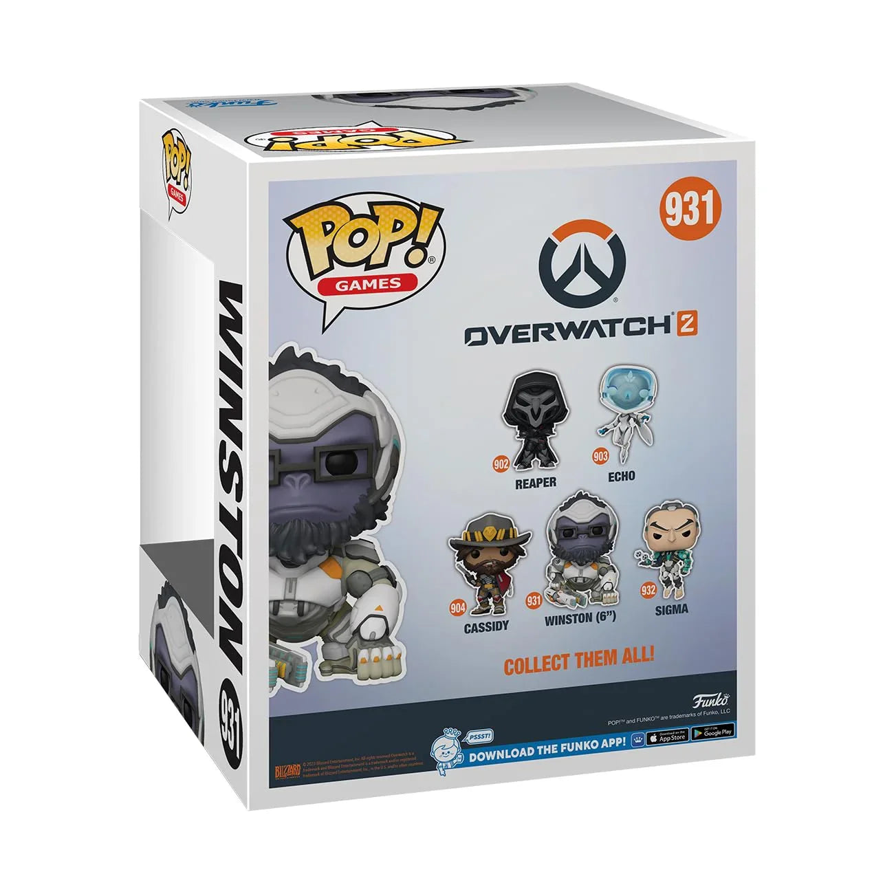 FUNKO POP! SUPER: Overwatch 2 - Winston - Jaiman Toys