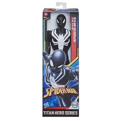 MARVEL Spider-Man Titan Hero Series Web Warriors Black Suit Spider-Man