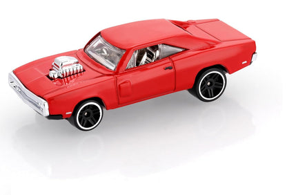 JAMS 1:64 DC Jams Red Muscle Toy Car with Bonnet Supercharger – Blister Pack, Ages 3+