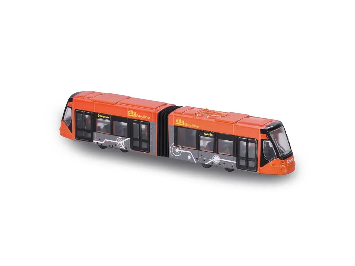 Majorette Man City Bus & Siemens Avenio Tram – Perfect for Young Collectors! - Jaiman Toys