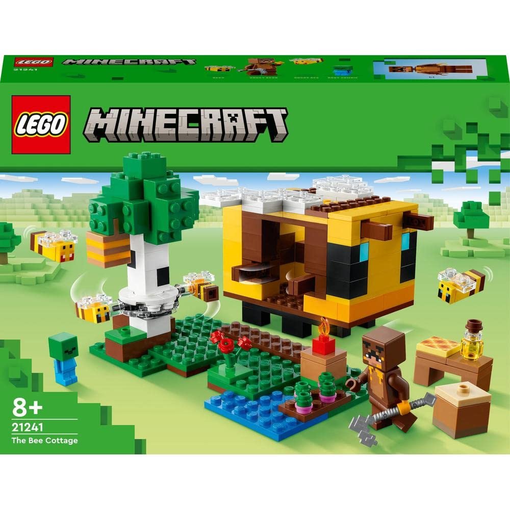 LEGO Minecraft The Bee Cottage 21241 Building Toy Set (254 Pieces)