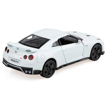RMZ City 1:36 Nissan GT-R (R35)  Diecast Car – Blue| Openable Doors, Pull Back & Go with two variants