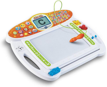 VTech Write and Learn Creative Center, White | Interactive Writing & Drawing Learning Board with Smart Stylus, 70+ Letters & Objects, Step-by-Step Tracing, Educational Toy for Kids